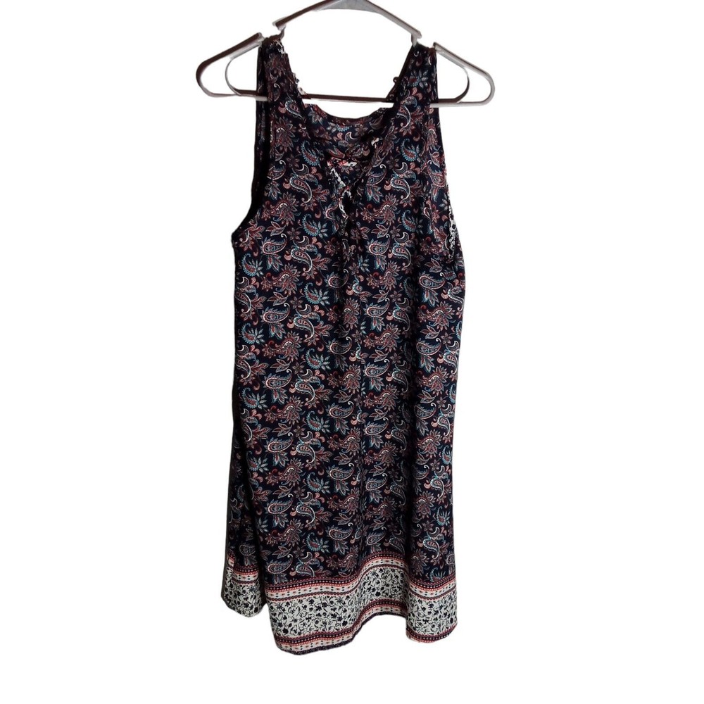 Women's Sleeveless Paisley Boutique Dress‎ Size Medium